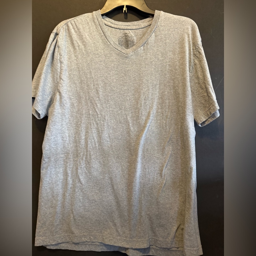 Alfani Heather Gray V-Neck Men's Tee